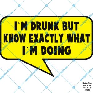 Party Props – I’m Drunk But Know Exactly What I’m Doing