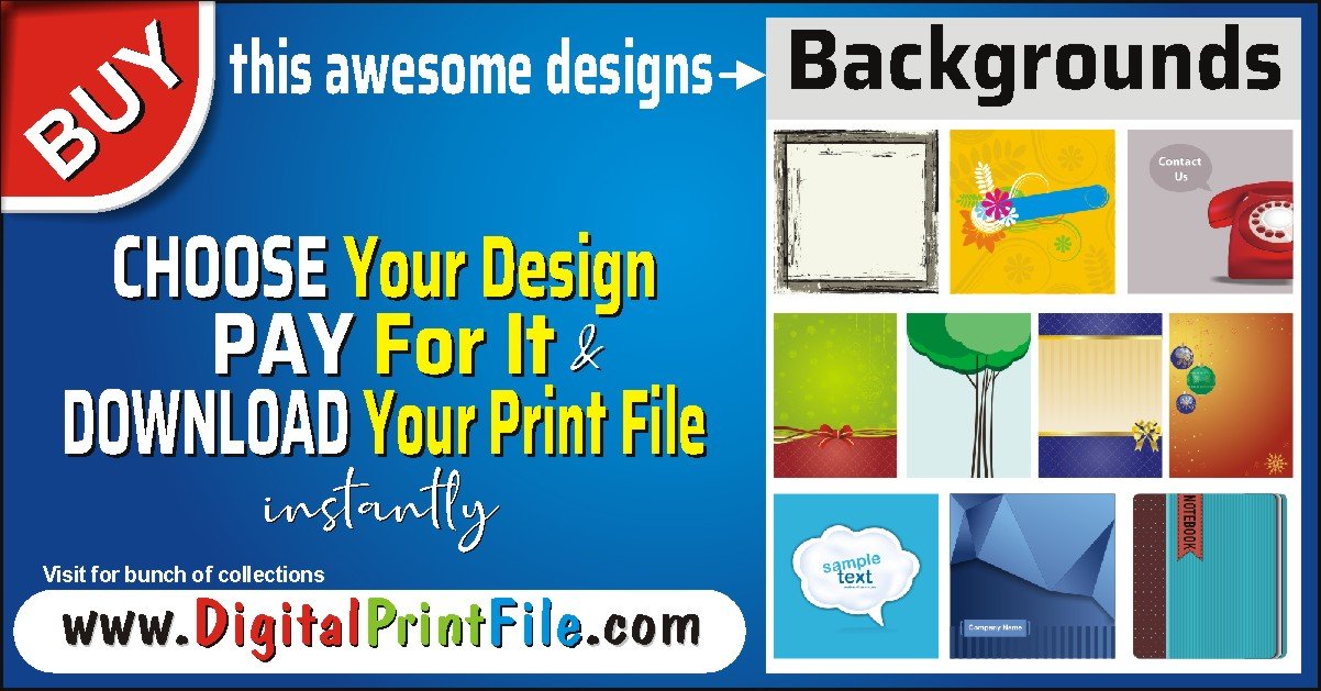 Backgrounds - Theme - Circle Layer Colorful Design - Digital Print File