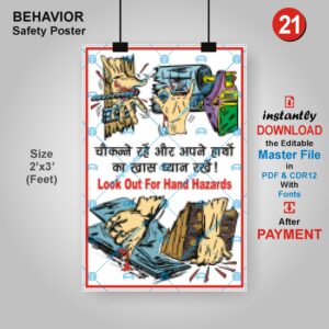 Hand Hazards – Safety Poster