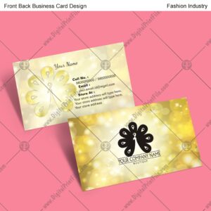 Fashion Industry = 2 Business Card Design