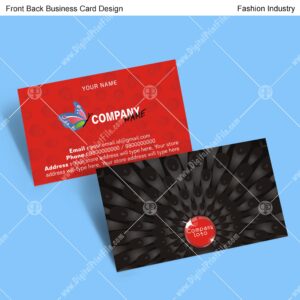 Fashion Industry = 4 Business Card Design