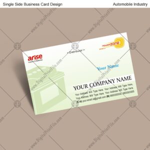 Automobile = 11 Business Card Design