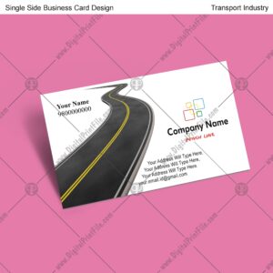 Transport Industry = 1 Business Card Design