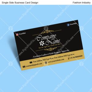 Fashion Industry = 6 Business Card Design