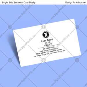 Advocate = 2 Business Card Design