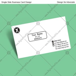 Advocate = 3 Business Card Design