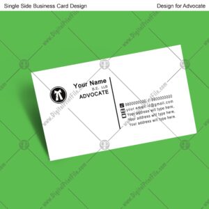 Advocate = 6 Business Card Design