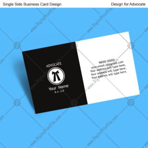 Advocate = 8 Business Card Design