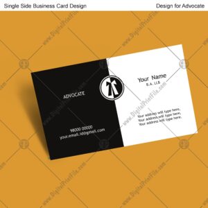 Advocate = 10 Business Card Design