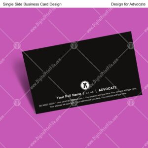 Advocate = 15 Business Card Design