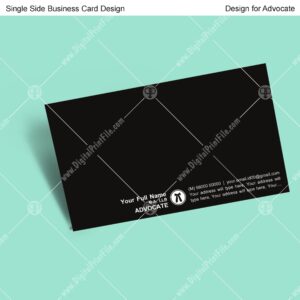 Advocate = 16 Business Card Design