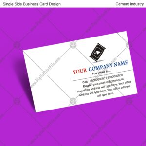 Cement Industry = 1 Business Card Design