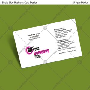 Unique Design = 2 Business Card Design