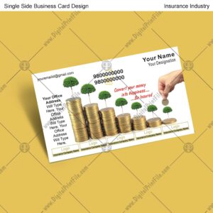 Insurance = 4 Business Card Design