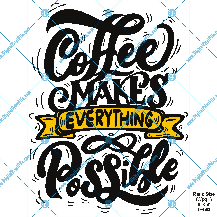 Coffee Makes Everything Possible Wallpaper