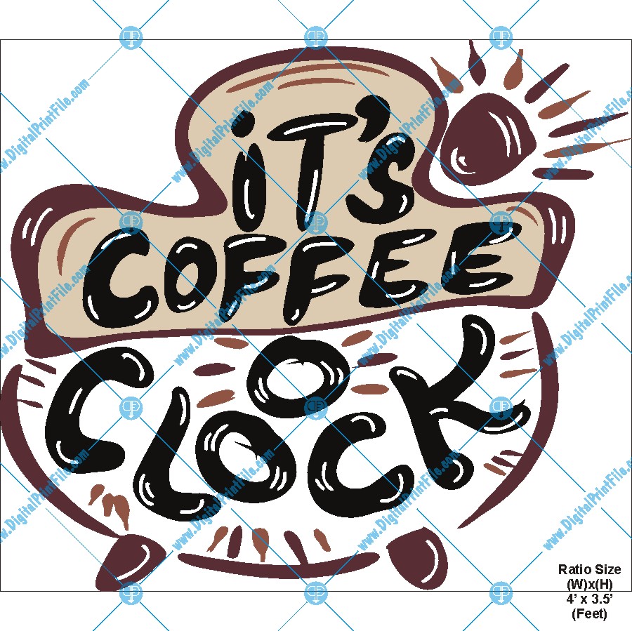 It’s Coffee ‘o’ Clock Wallpaper