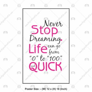 Quotes Poster Design 12×18 – 57
