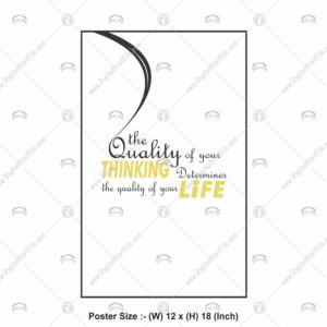 Quotes Poster Design 12×18 – 65