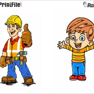 Cartoon Mascot Digital Hand Drawing