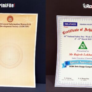 Certificate Designing