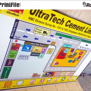 Plant Layout Map Digital Drawing