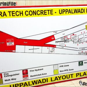 Plant Layout Map Digital Drawing