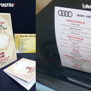 Table Tent Card Designing