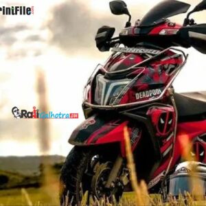 Two Wheeler Customized Body Graphics Designing