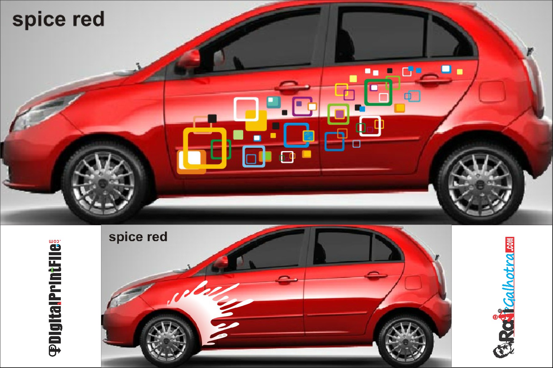 Vehicle Customized Full Body Graphics Designing