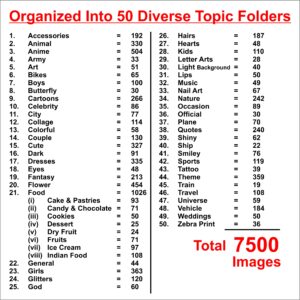WhatsApp & Mobile WallPaper Pack of 7500 Files